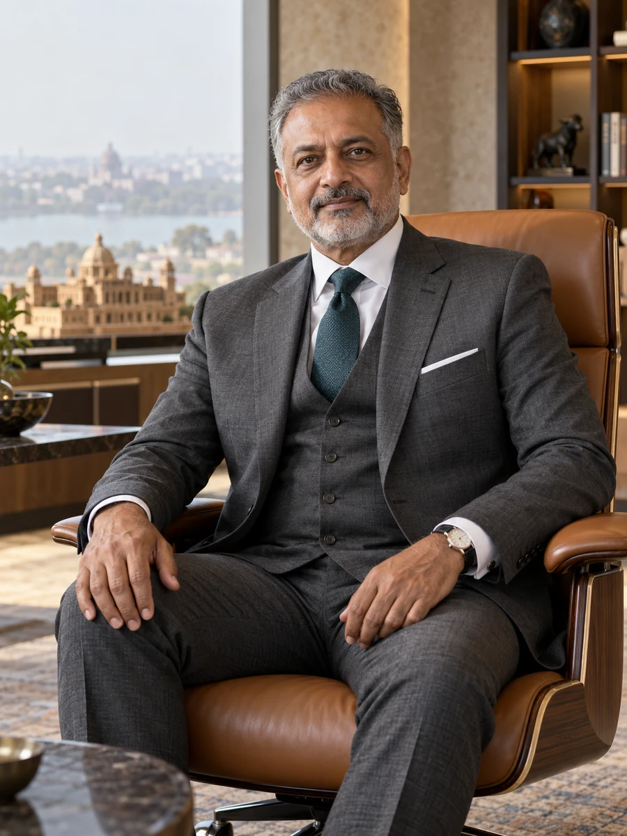 Portrait of Farooq Velmarvi
