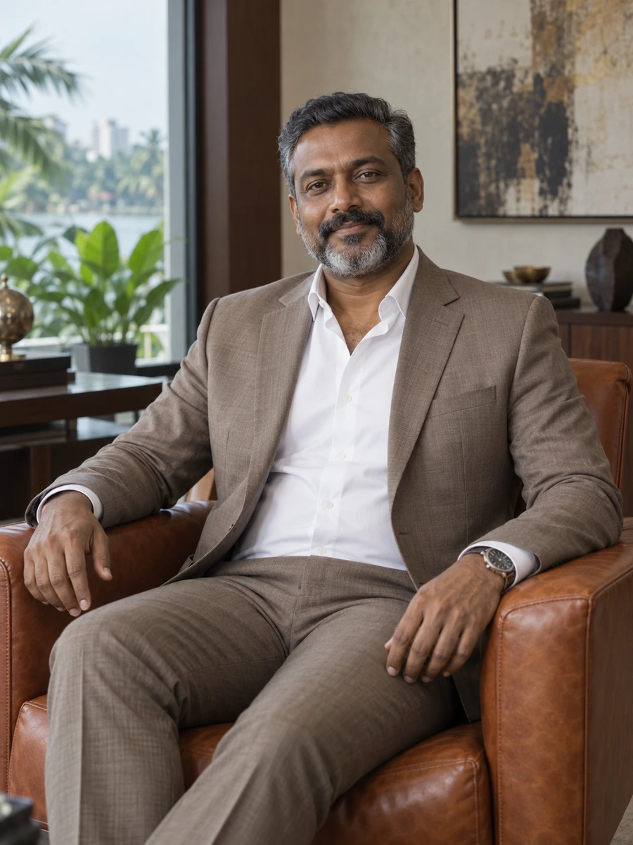 Portrait of Harish Qelvankar