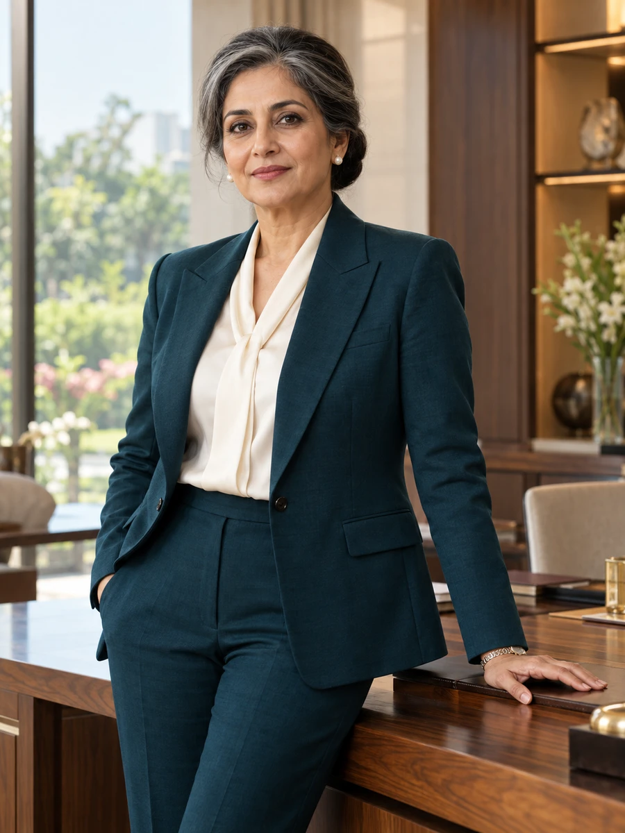 Portrait of Farida Zevqani